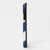 ピンクの口ひげ青ストライプのiPHONE 5ケース Case-Mate iPhoneケース (裏面/左)