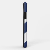 ピンクの口ひげ青ストライプのiPHONE 5ケース Case-Mate iPhoneケース (裏面/右)