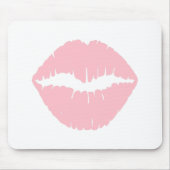 ピンクの口紅 マウスパッド (正面)
