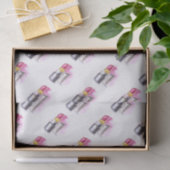 ピンクの口紅 薄葉紙 (ギフト)