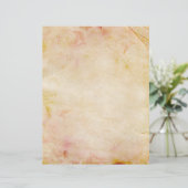 ピンクの古風なジャンクジャーナルの裏紙 (スタンド正面)