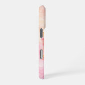 ピンクの可愛いガーリーモチベーション  iPhoneケース (右側面)