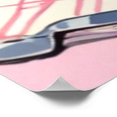 ピンクの可愛いポスター ポスター (角)