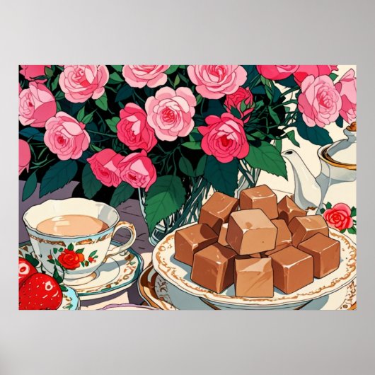 ピンクの可愛いポスター ポスター (正面)