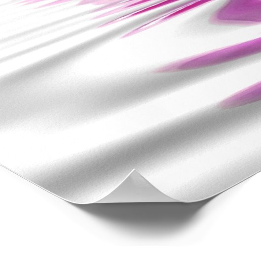 ピンクの台紙 ポスター (角)