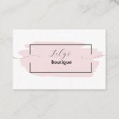 ピンクの名刺 名刺 (正面)