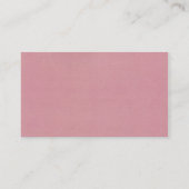 ピンクの名刺 名刺 (裏面)