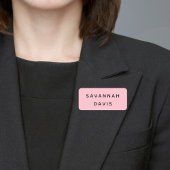 ピンクの名前の女 ラベル