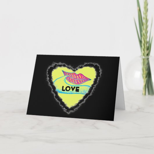 ピンクの唇と言葉のバロンまたは舌 シーズンカード (正面)