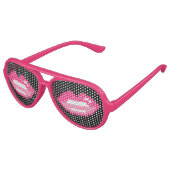 ピンクの唇のパーティー | kissyキスサングラス アビエーターサングラス (アングル)