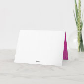 ピンクの唇 バレンタインデー 赤いグリッター 太字 シーズンカード (裏面)