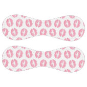 ピンクの唇、唇のパターン、ピンクの口紅、キス ソフトボール (パネル)