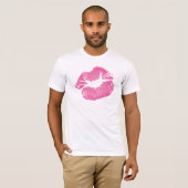 ピンクの唇 Tシャツ (正面フル)