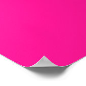 ピンクの四角形ポスターのビジネスブランド ポスター (角)