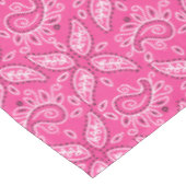 ピンクの国のパライリー模様のテーブルクロス テーブルクロス (アングル)