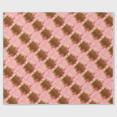 ピンクの国際的女性の日 ラッピングペーパー (フラット)