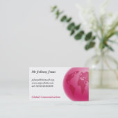 ピンクの地球、ジョニージョーンズ氏 名刺 (スタンド正面)