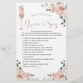 ピンクの埃っぽいバラ花びらとプロセッコ新郎サイゲーム