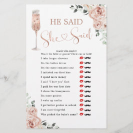 ピンクの埃っぽいバラ花びらのプロセッコ彼は彼女が言った