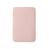 ピンクの塩無地の色 バスマット (正面縦)