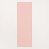 ピンクの塩無地の色 ヨガマット (裏面)