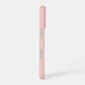 ピンクの塩無地の色 iPhone 16ケース (右側面)