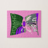 ピンクの変化ヒラリーUSA私たちは一緒に強い。 ジグソーパズル (横)