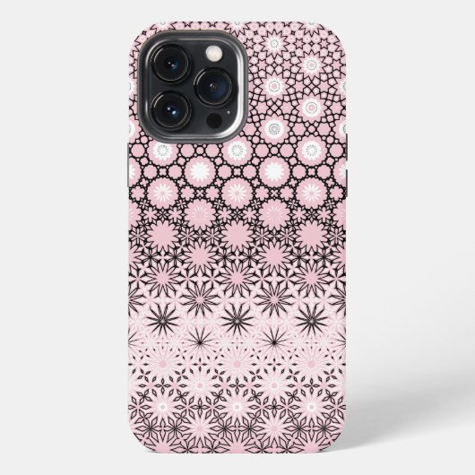 ピンクの変身デザイン iPhoneケース (裏面)