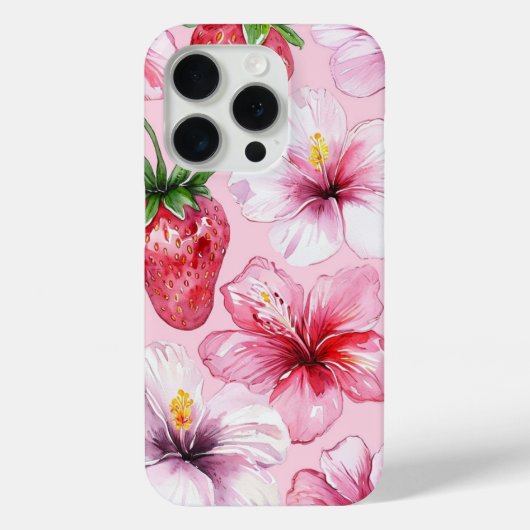 ピンクの夏のヴィブス Case-Mate iPhoneケース (裏面)