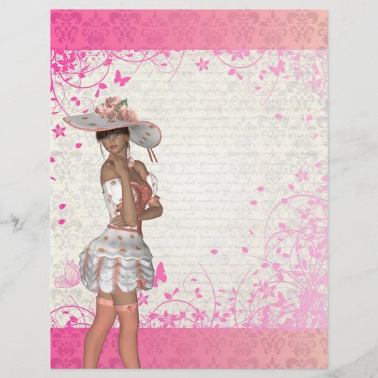 ピンクの夏の少女 チラシ (正面)