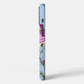 ピンクの夏の牧草地写真 Case-Mate iPhoneケース (裏面 / 左)