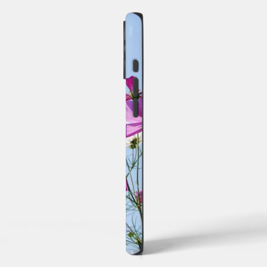 ピンクの夏の牧草地写真 Case-Mate iPhoneケース (裏面 / 左)