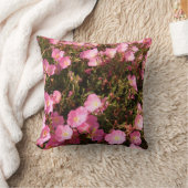 ピンクの夏の花フォトクッション クッション (ブランケット)