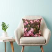ピンクの夏の花フォトクッション クッション (椅子)