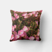 ピンクの夏の花フォトクッション クッション (裏面)
