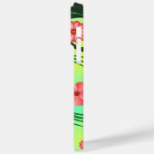 ピンクの夏の花熱帯ハイビスカスフローラタフ Case-Mate iPhoneケース (裏面 / 左)