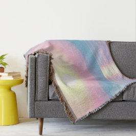 ピンクの夕日の幻想的な風景 スローブランケット