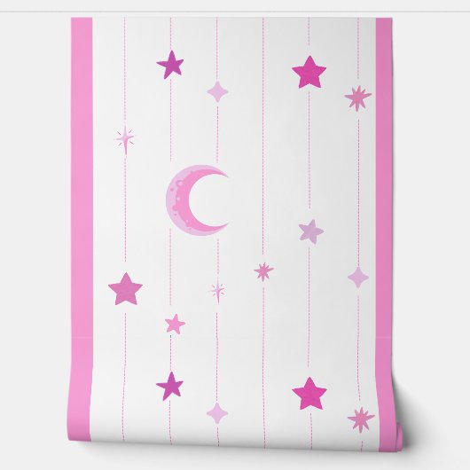 ピンクの夜空の壁紙 壁紙 (ほどく)