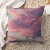 ピンクの夢のような美しい夕日の雲 クッション (ブランケット)