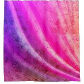 ピンクの夢のシャワーカーテン シャワーカーテン (正面)