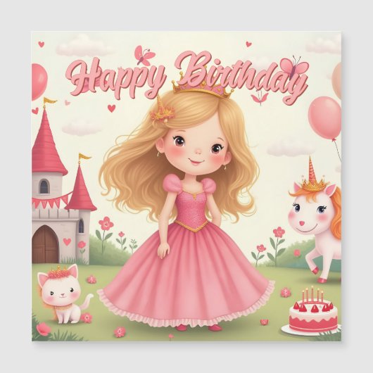 ピンクの夢の中でお姫様の誕生日 (正面)