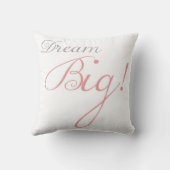 ピンクの夢の大きくやる気を起こさせるな枕 クッション (裏面)