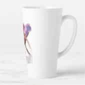 ピンクの夢の花 – エレガントファンタジー自然 カフェラテマグ (右)