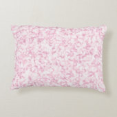 ピンクの夢ガーリー大理石枕アクセント枕 アクセントクッション (裏面)