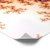 ピンクの夢 – フラクタルポスター ポスター (角)