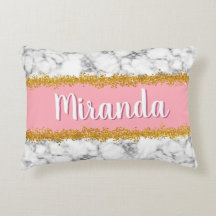 ピンクの大理石のパターンと金ゴールドグリッター