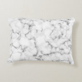 ピンクの大理石のパターンと金ゴールドグリッター アクセントクッション (裏面)