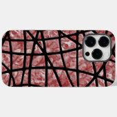 ピンクの大理石の外観 Case-Mate iPhoneケース (裏面 (横))