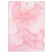 ピンクの大理石の背景、流体アートの背景のメモ クリップボード (裏面)