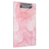 ピンクの大理石の背景、流体アートの背景のメモ クリップボード (右)